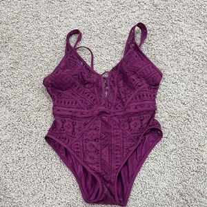 Gorgeous Purple One Piece Swimsuit